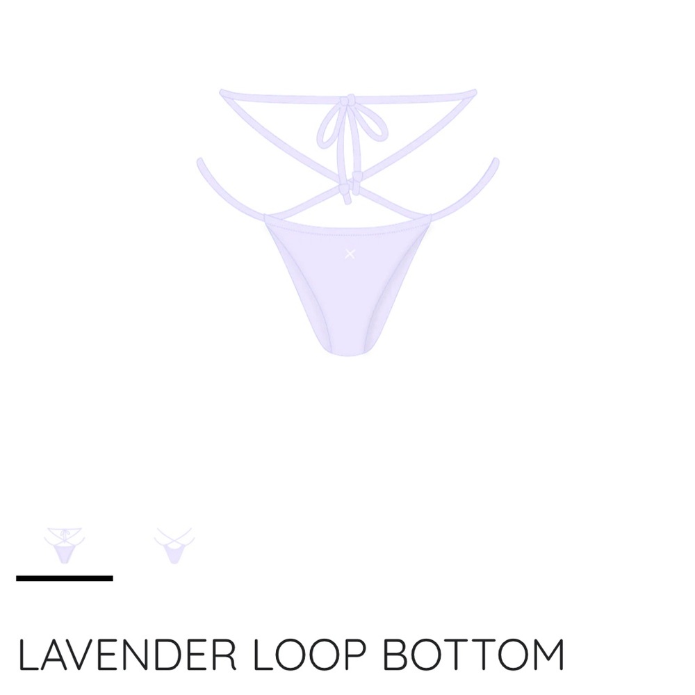 Boutine La Lavender Loop Bottoms- Xs - image 2